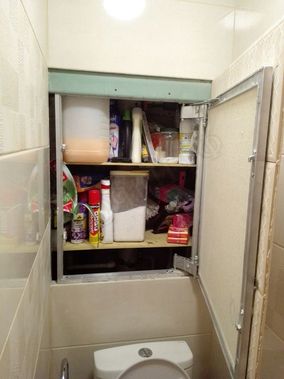 Люк под плитку Нажимной Секрет-Лайт 400*400 Люк под плитку Нажимной Секрет-Лайт 400*400