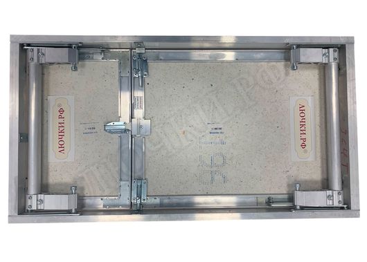 Люк под плитку Нажимной Секрет-Лайт 2 створки 950*450 Люк под плитку Нажимной Секрет-Лайт 2 створки 950*450