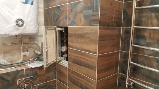 Люк под плитку Нажимной Секрет-Лайт 400*400 Люк под плитку Нажимной Секрет-Лайт 400*400