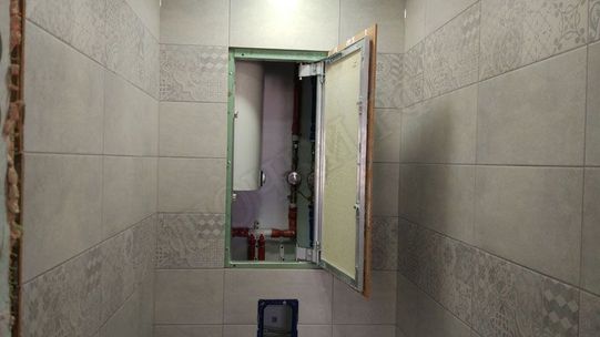 Люк под плитку Нажимной Секрет-Лайт 400*400 Люк под плитку Нажимной Секрет-Лайт 400*400