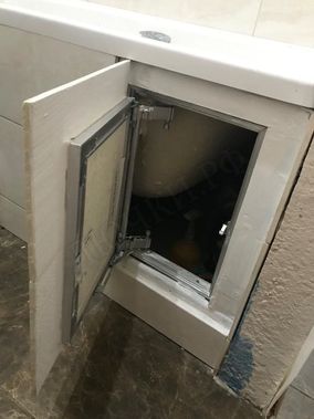 Люк под плитку Нажимной Секрет-Лайт 400*400 Люк под плитку Нажимной Секрет-Лайт 400*400