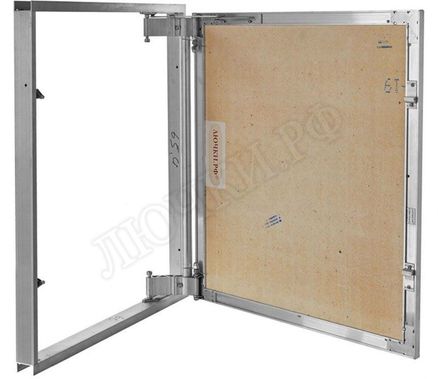 Люк под плитку Нажимной Секрет-Лайт 400*400, 1 створка Люк под плитку Нажимной Секрет-Лайт 400*400, 1 створка