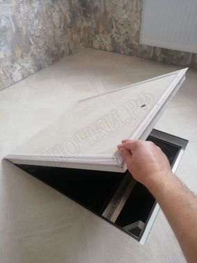 Напольный люк Невидимка-бюджет 600*800 Напольный люк Невидимка-бюджет 600*800