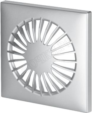 Вытяжной вентилятор Awenta System+, Silent, 100 KWS100M, Omega, POSA100, Серебро (сатин), пластик Вытяжной вентилятор Awenta System+, Silent, 100 KWS100M, Omega, POSA100, Серебро (сатин), пластик